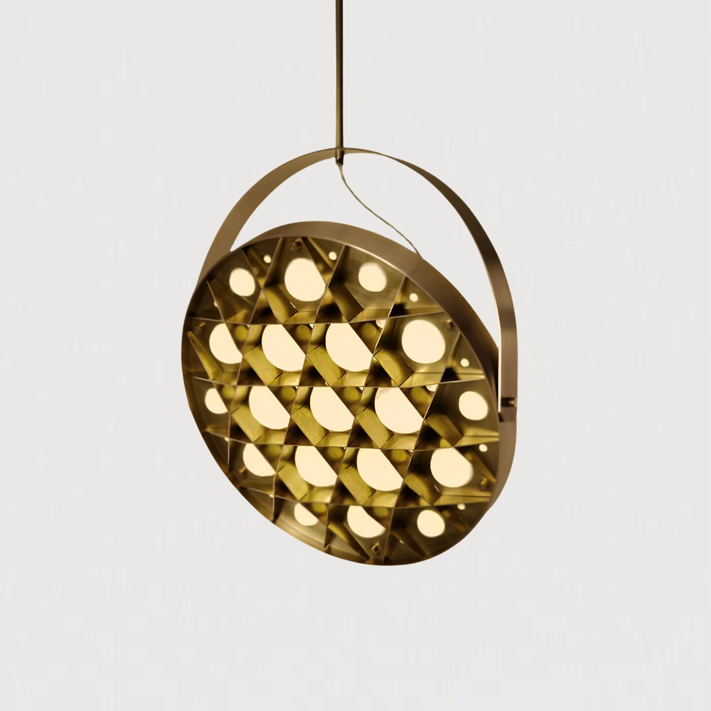 Surgeon Pendant 500 Flush Canopy Aged Brass